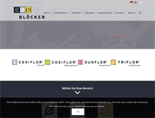 Tablet Screenshot of bloecker.de